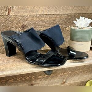 Salvatore Ferragamo 90s Square Toe slip on mules Size 5